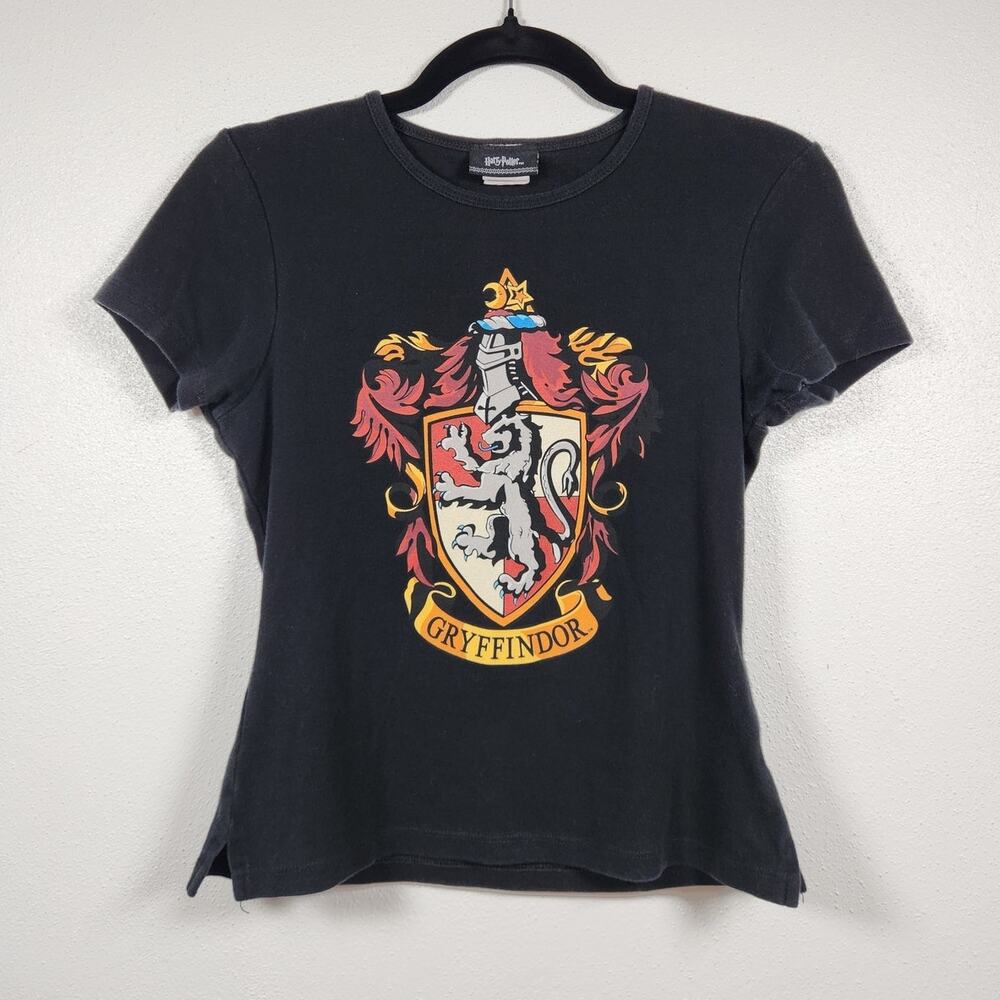 Vintage '04 Harry Potter Gryffindor Baby Doll Shirt Double Sided Womens Med
